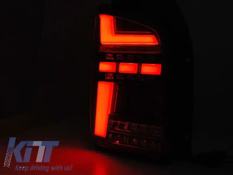 Kit de stopuri LED de tuning potrivit pentru VW T6.1 2019-2021, bază complet fumurie, stânga și dreapta pentru modelul cu stopuri halogen instalate din fabrică-image-6238200