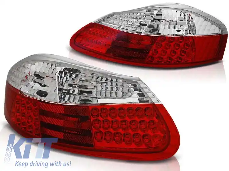 Kit de stopuri LED de tuning potrivit pentru Porsche BOXSTER 1996-2004, stânga și dreapta