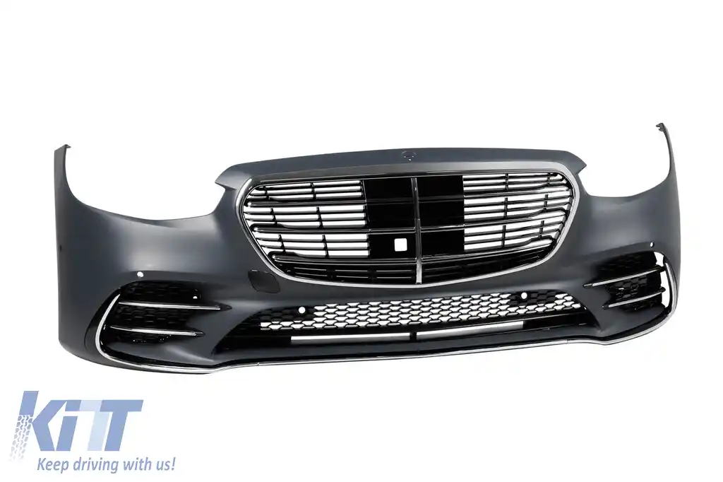 Kit de tuning stil argintiu potrivit pentru Mercedes S-Class W223 după 2020-image-6147200