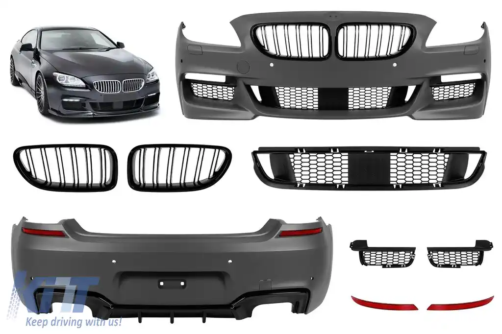 Kit de tuning stil M tech potrivit pentru BMW Seria 6 F06, F12, F13 2011-2018