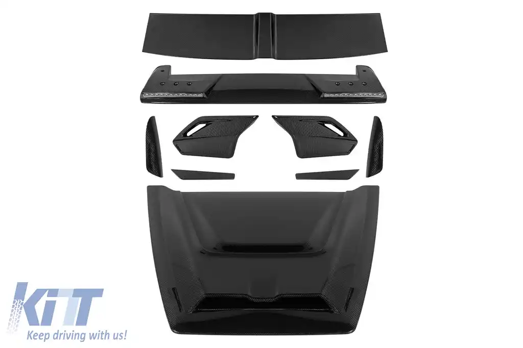 Kit din fibră de carbon tip BRBS potrivit pentru Mercedes G-Class W464 2018-2024, W465 după 2024