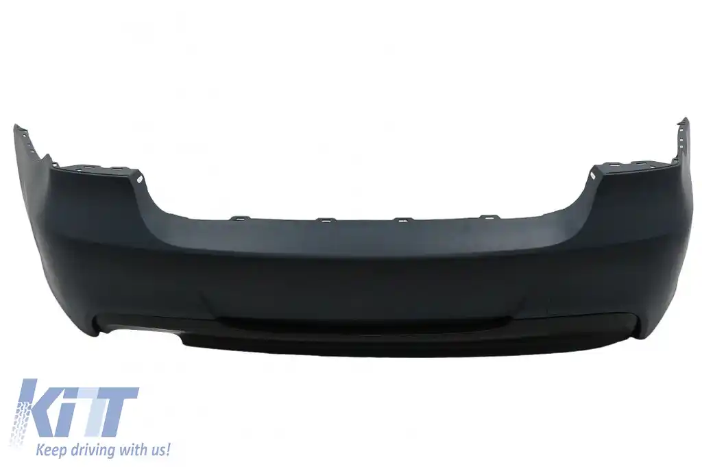 Kit Exterior compatibil cu BMW Seria 3 E90 (2005-2008) M-Technik Design cu Grile Centrale Negru Lucios-image-6100981