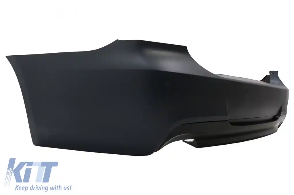 Kit Exterior compatibil cu BMW Seria 3 E90 (2005-2008) M-Technik Design cu Grile Centrale Negru Lucios-image-6100982