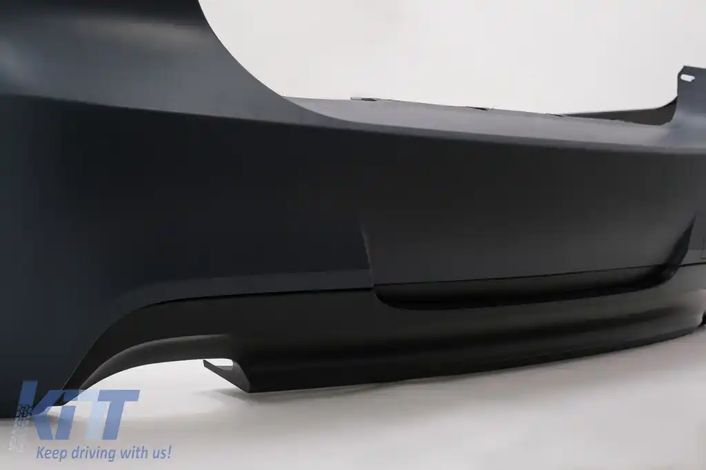Kit Exterior compatibil cu BMW Seria 3 E90 (2005-2008) M-Technik Design cu Grile Centrale Negru Lucios-image-6100983
