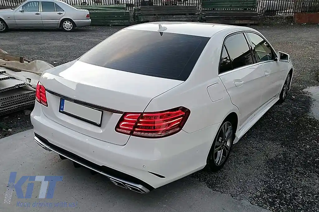 Kit Exterior compatibil cu Mercedes E-Class W212 Facelift (2013-2016) E63 Design-image-6113466