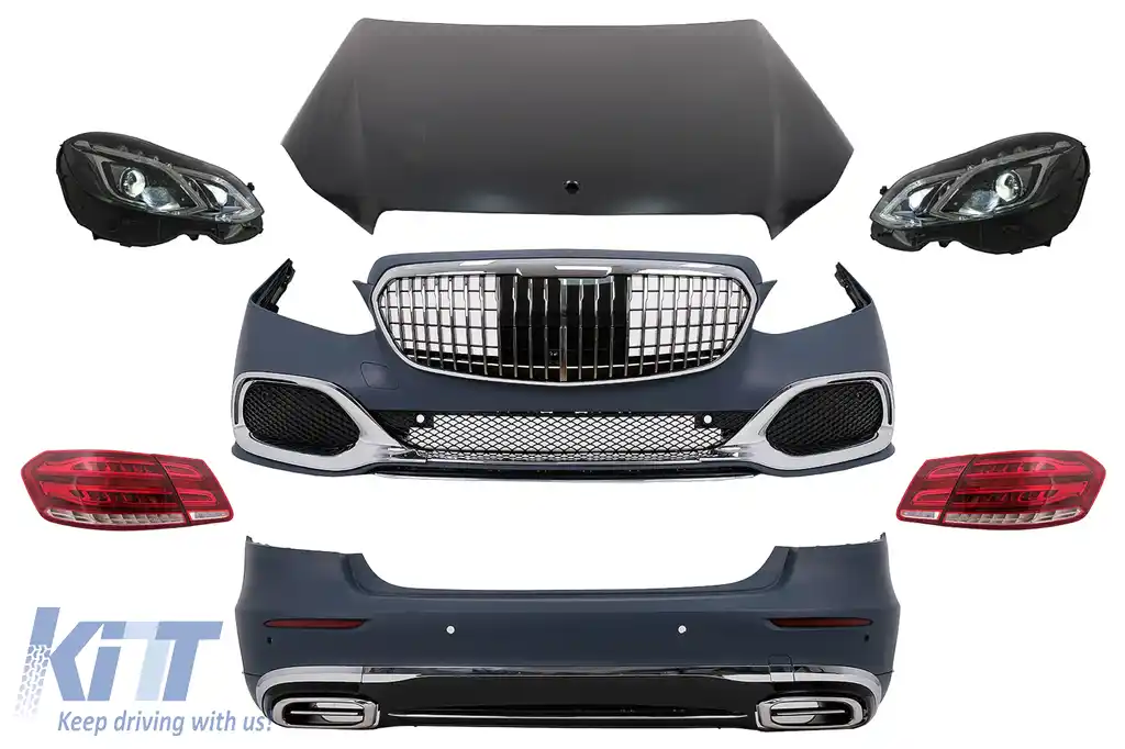 Kit Exterior compatibil cu Mercedes E-Class W212 (2009-2012) Conversie la Facelift M Design