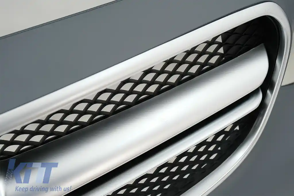 Kit Exterior compatibil cu Mercedes W212 E-Class Facelift (2013-2016) E63 Design cu Ornamente de evacuare-image-6020491