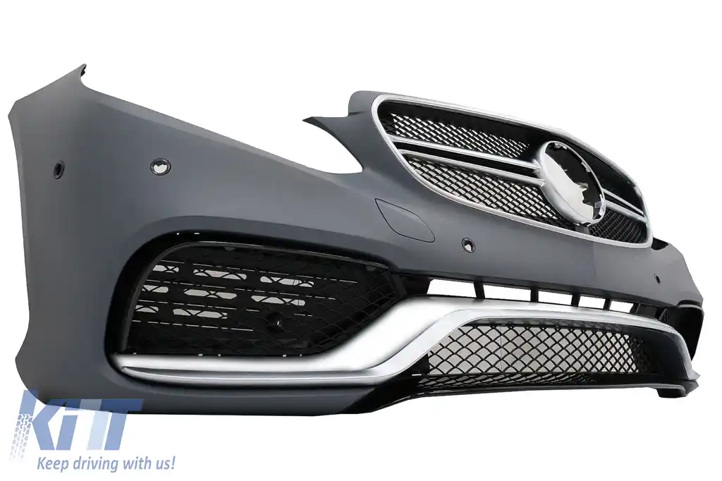 Kit Exterior compatibil cu Mercedes W212 E-Class Facelift (2013-up) E63 Design cu Ornamente de evacuare-image-6020510