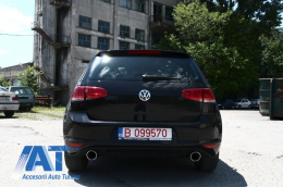 Kit Exterior compatibil cu VW Golf VII 7 2013-2016 GTI Design cu Sistem Evacuare Complet-image-6010383