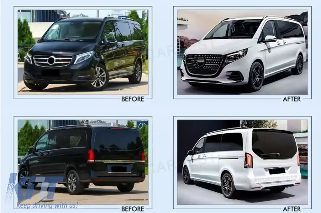 Kit Exterior Complet compatibil cu Mercedes Vito (2020-2024)-image-6127367