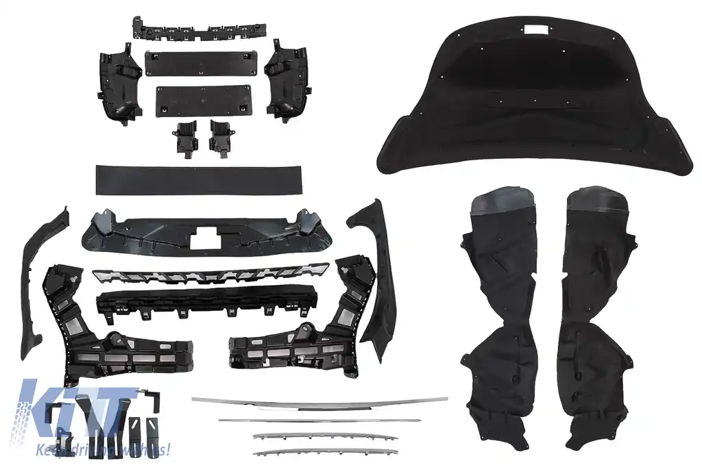 Kit Exterior Complet compatibil cu Mercedes S-Class W221 (2005-2013) Conversie Completa la W223 M Design-image-6106984