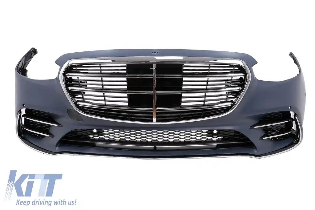 Kit Exterior Complet compatibil cu Mercedes S-Class W221 (2005-2013) Conversie Completa la W223 S450 Design-image-6107367