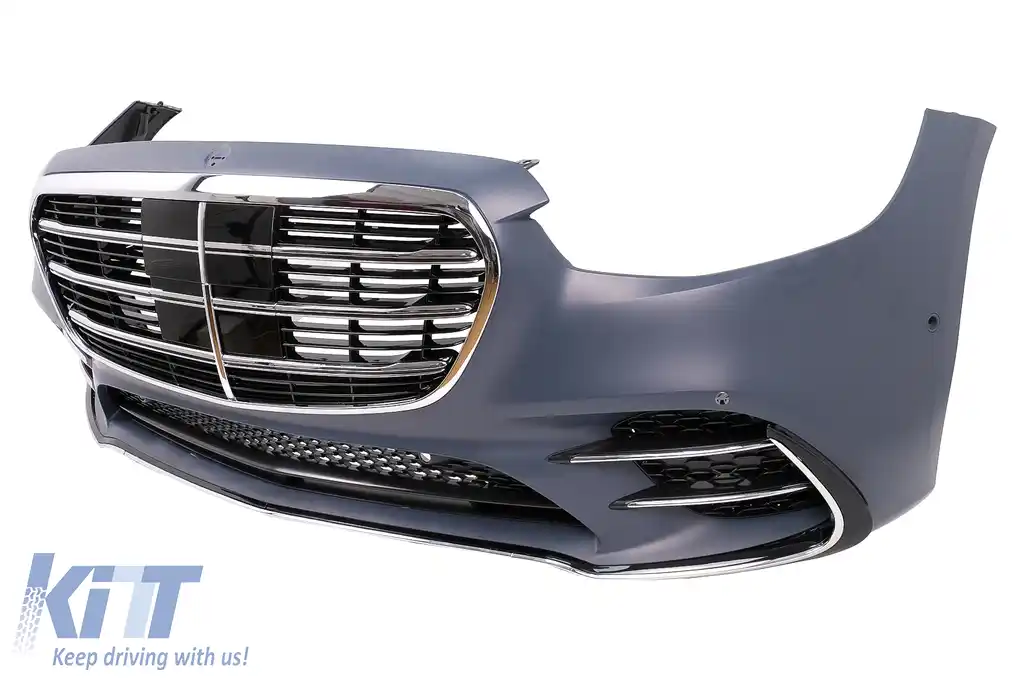 Kit Exterior Complet compatibil cu Mercedes S-Class W221 (2005-2013) Conversie Completa la W223 S450 Design-image-6107370