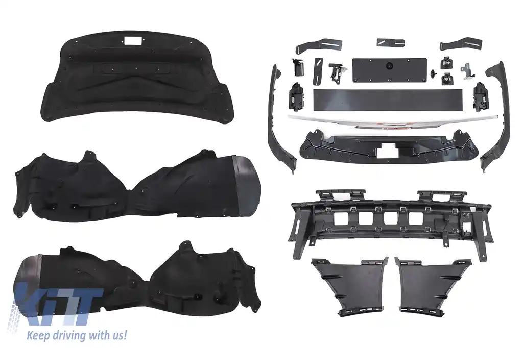 Kit Exterior Complet compatibil cu Mercedes S-Class W221 (2005-2013) Conversie Completa la W223 S450 Design-image-6107425