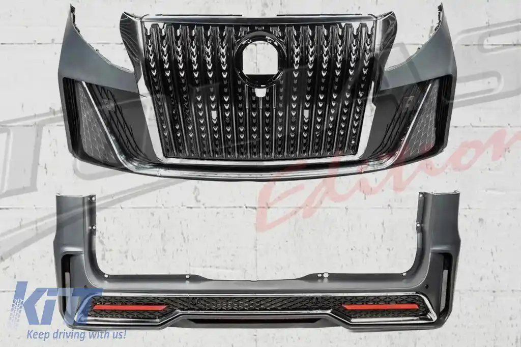 Kit Exterior Complet compatibil cu Mercedes V-Class W447 Vito W448 (2014-) Grila LED Cascada