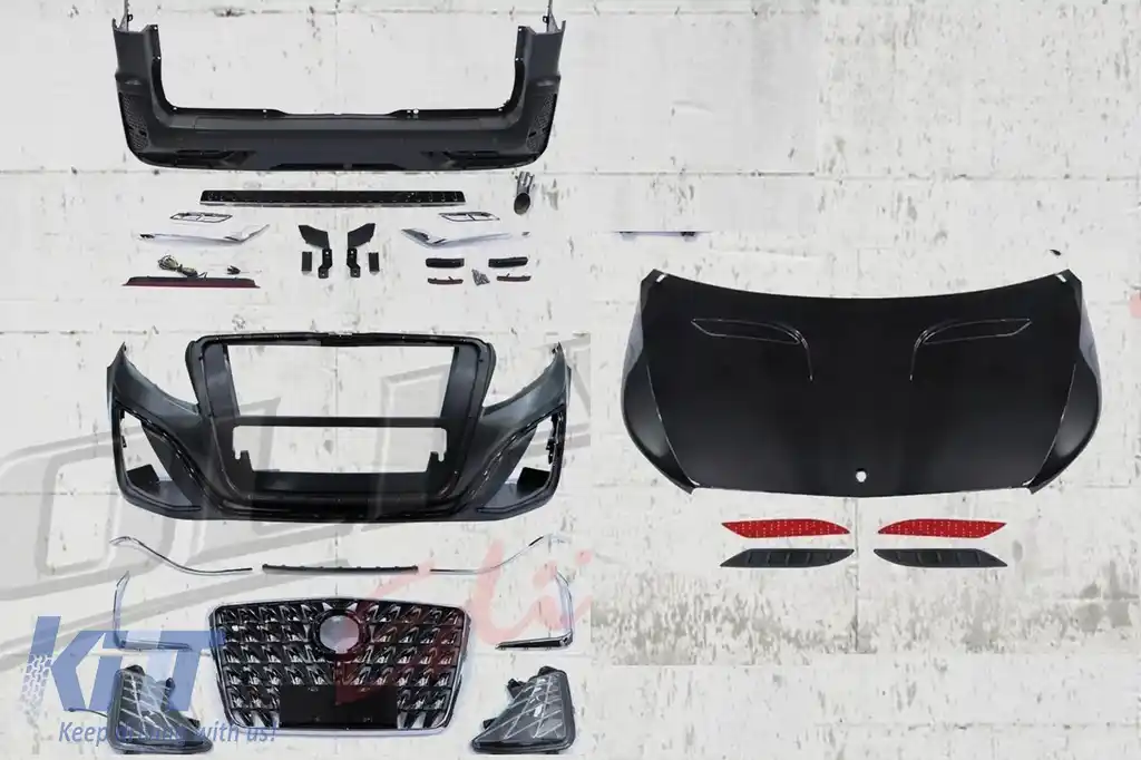 Kit Exterior Complet compatibil cu Mercedes V-Class W447 Vito W448 (2014-) Grila LED Dragon-image-6211445