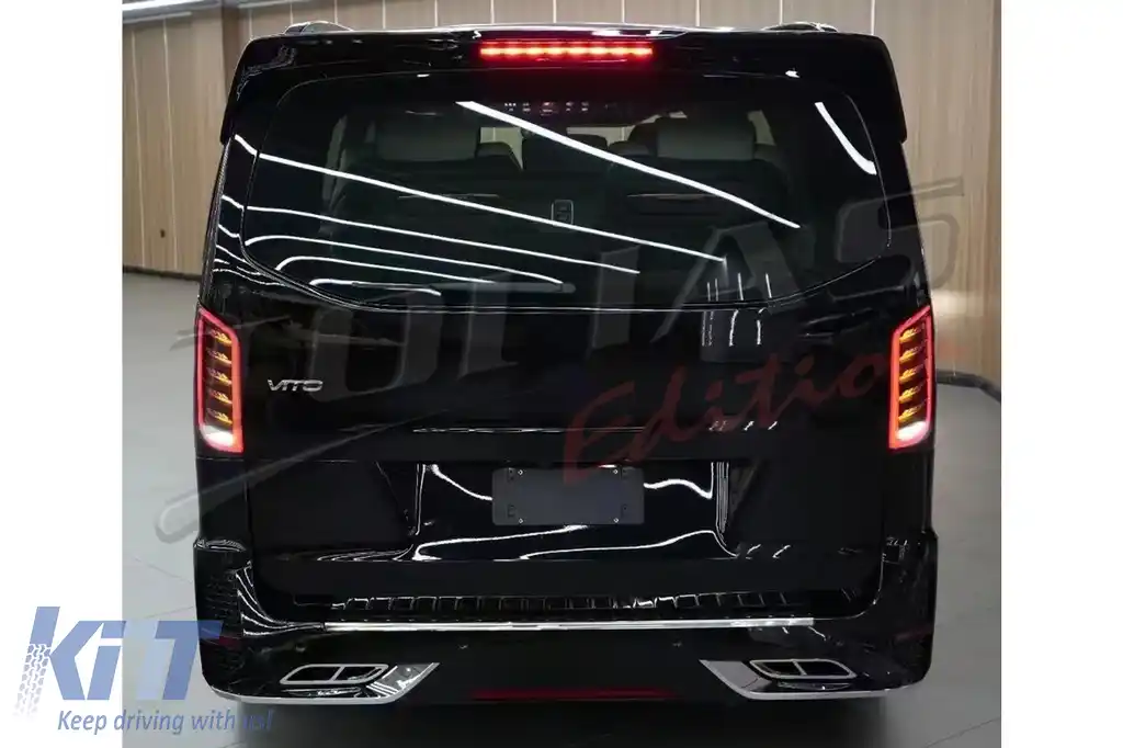 Kit Exterior Complet compatibil cu Mercedes V-Class W447 Vito W448 (2014-) Grila LED Dragon-image-6211447