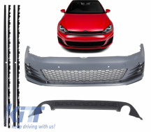 Kit Exterior Complet compatibil cu VW Golf VII 7 (2013-2016) GTI Look-image-5995368