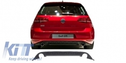Kit Exterior Complet compatibil cu VW Golf VII 7 2013-2016 GTI Look cu Grila Centrala si Faruri LED DRL-image-6000149