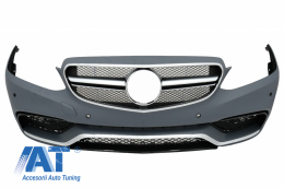 Kit Exterior Complet cu Ornamente pentru evacuare compatibil cu Mercedes E-Class W212 Facelift (2013-2016) E63 Design-image-6045705