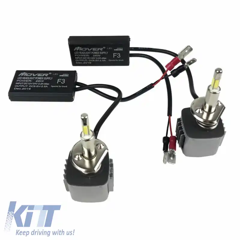 Kit LED H1 F3 Samsung 24Volți 26watt 2600lm 6500k 2buc-image-6300419