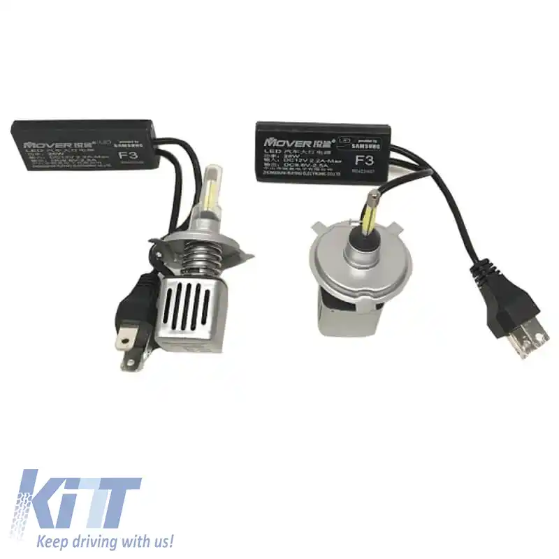 Kit LED H4 F3 Samsung 12Volți 26Watt 2600lm 6500k 2buc-image-6300346