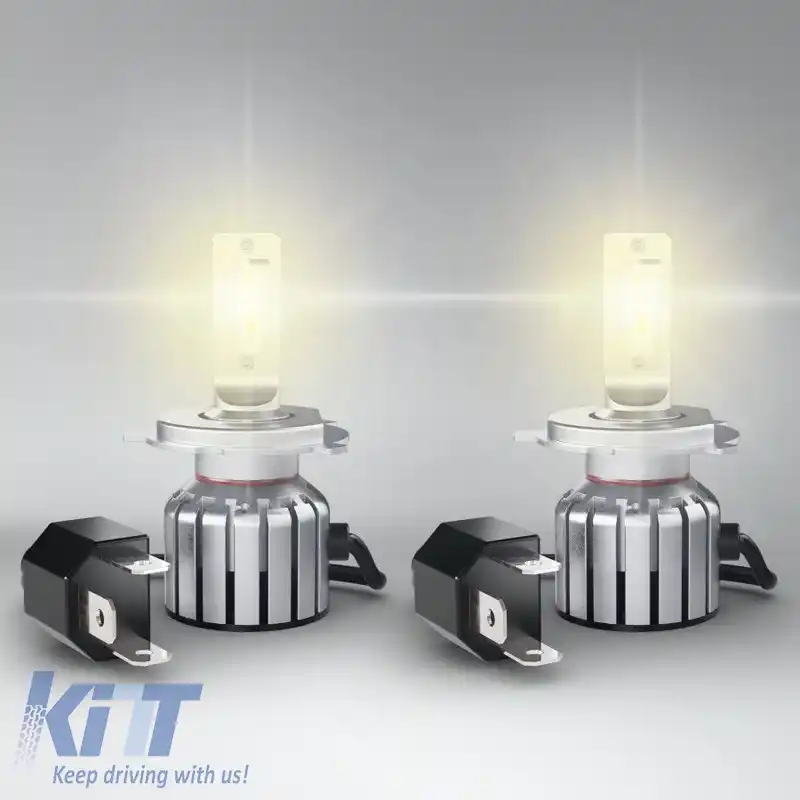 Kit LED H4/R2/H19 Osram 12Volți 14/14Watt LEDriving HL Vintage 2700k 64193DWVNT-2MB 2 buc-image-6313610