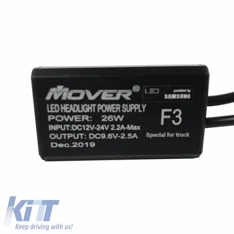 Kit LED H7 F3 Samsung 24Volți 26watt 2600lm 6500k 2buc-image-6300299