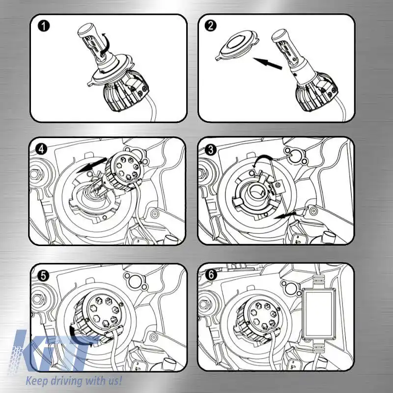 Kit LED H7 Pulse 12Volți 17.65watt 2900lm 6500k 2buc-image-6306971