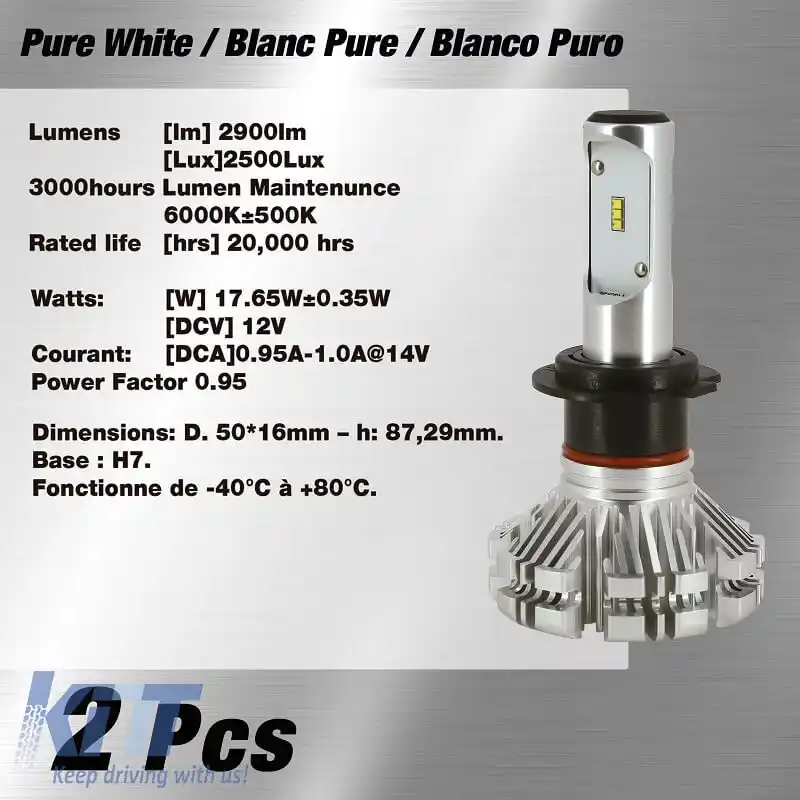 Kit LED H7 Pulse 12Volt 17.65watt 2900lm 6500k 2buc-image-6307874