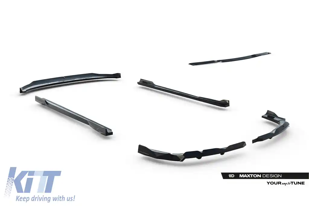 Kit Maxton Design pentru praguri, bara fata, bara spate si plafon, potrivit pentru BMW X3 G45 cu pachet M dupa 2024, lac negru-image-6144122