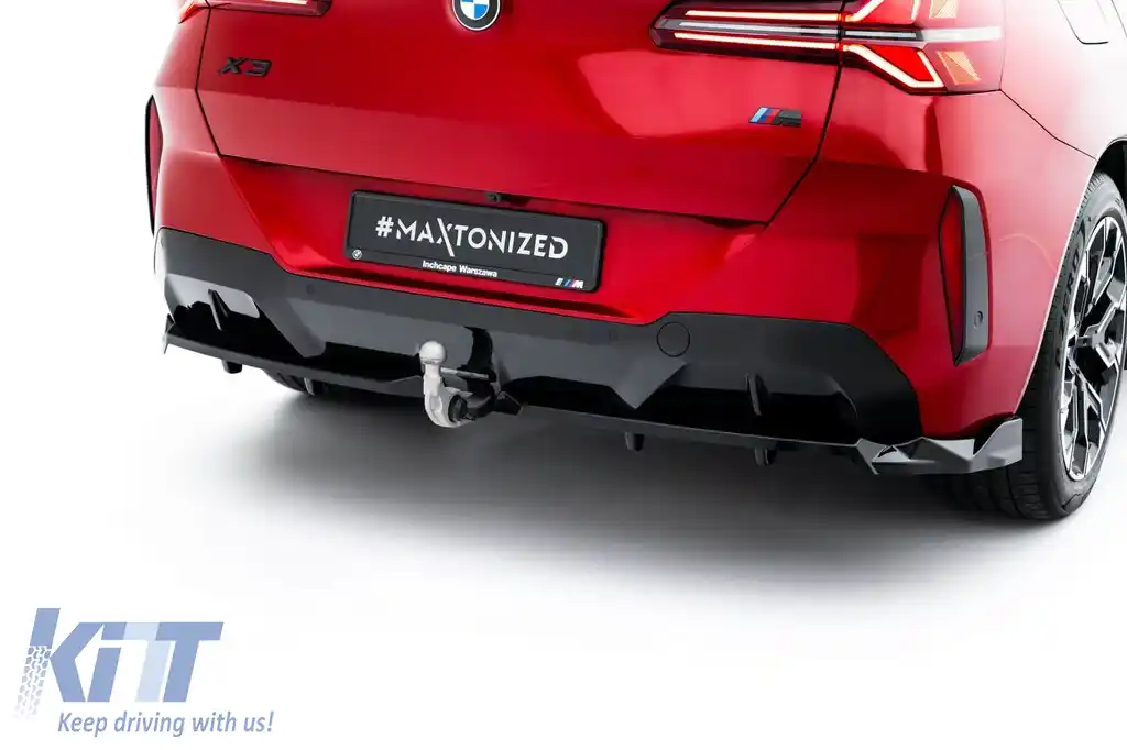 Kit Maxton Design pentru praguri, bara fata, bara spate si plafon, potrivit pentru BMW X3 G45 cu pachet M dupa 2024, lac negru-image-6144126