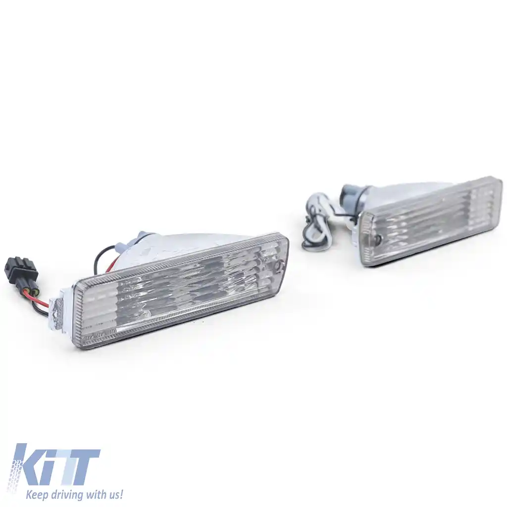 Klarglas Blinker Standlicht stânga dreapta bara de protecție potrivită pentru VW Golf 2 89-92-image-6261790