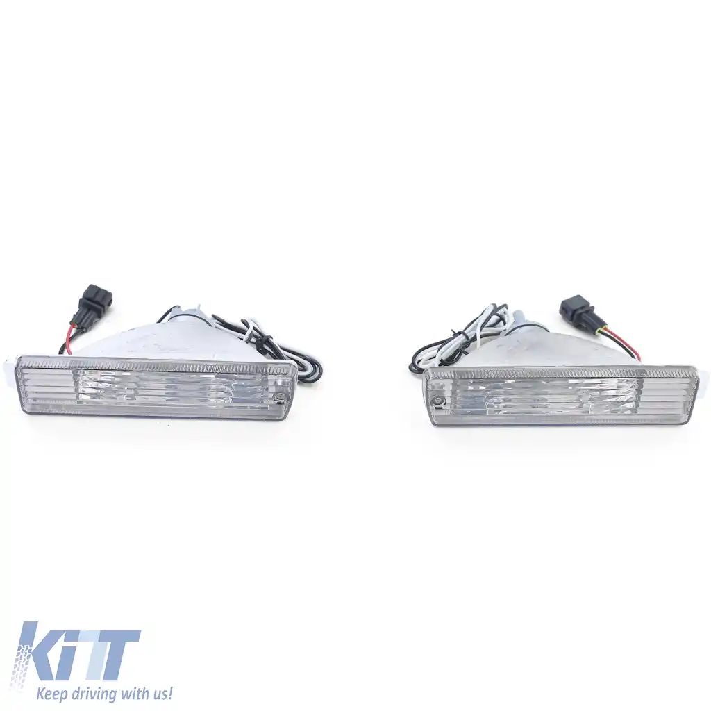 Klarglas Blinker Standlicht stânga dreapta bara de protecție potrivită pentru VW Golf 2 89-92-image-6261792