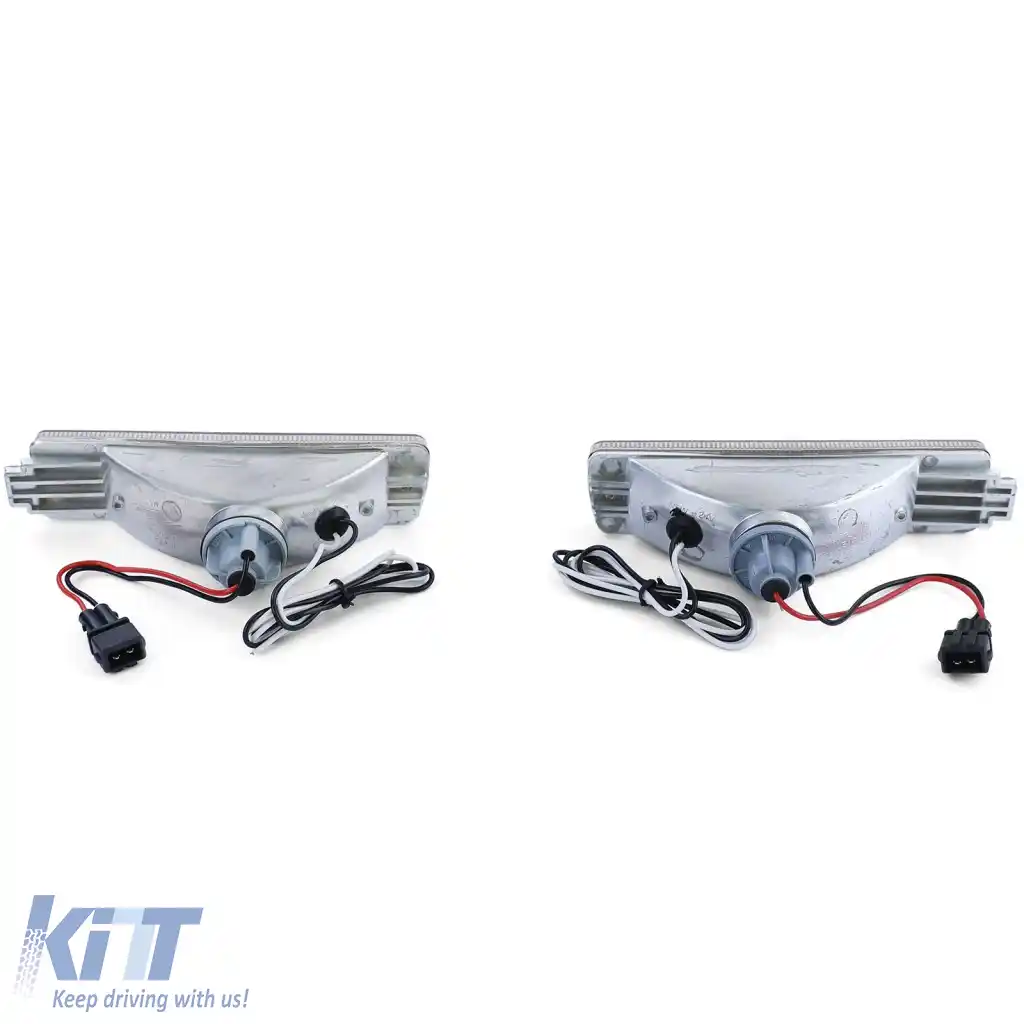 Klarglas Blinker Standlicht stânga dreapta bara de protecție potrivită pentru VW Golf 2 89-92-image-6261793