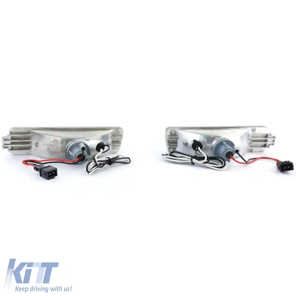 Klarglas Blinker Standlicht stânga dreapta bara de protecție potrivită pentru VW Golf 2 89-92-image-6261794