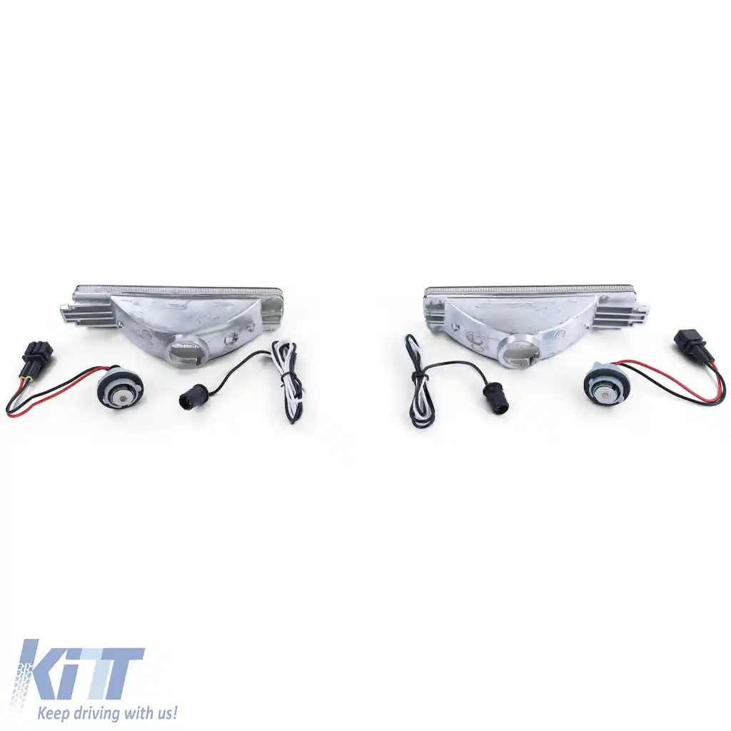 Klarglas Blinker Standlicht stânga dreapta bara de protecție potrivită pentru VW Golf 2 89-92-image-6261795