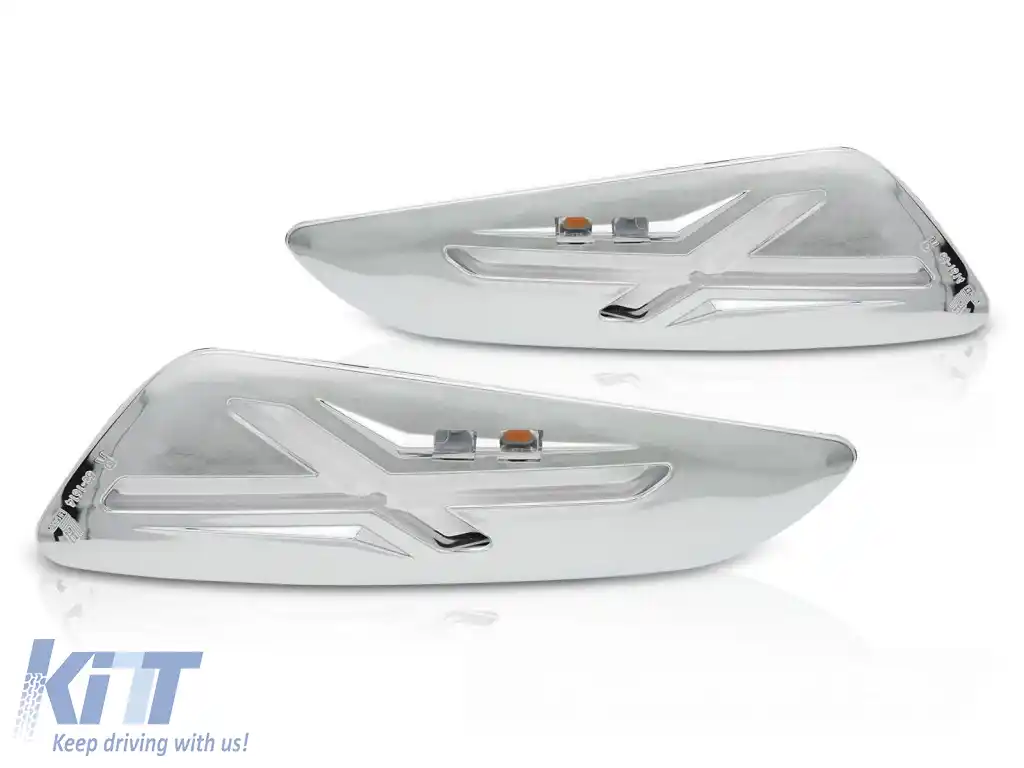 LAMPĂ LED CHROME PENTRU DIRECȚIE FRONTALĂ, potrivită pentru VESPA SPRINT / PRIMAVERA 150cc