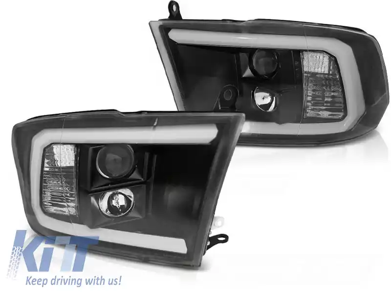 LAMPĂ TUBULARĂ NEAGRĂ PENTRU DODGE RAM 09-18