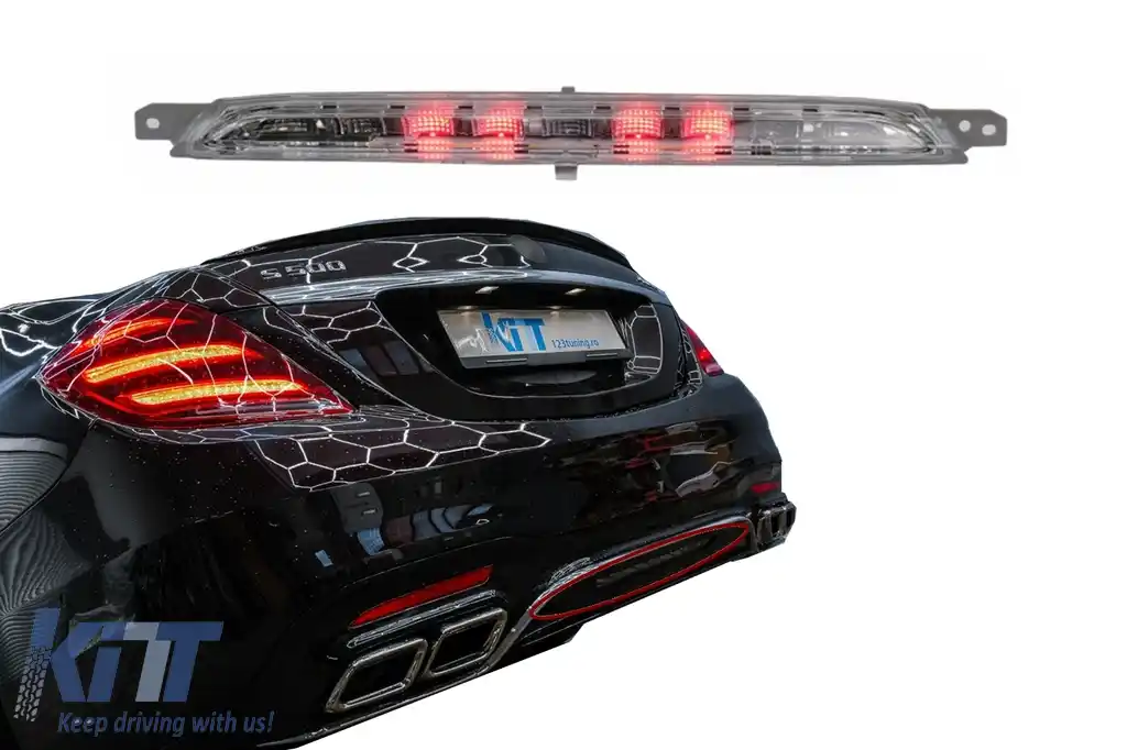 Lampa Ceata Spate LED compatibil cu Mercedes S-Class W222 (2013-2020) Rosu