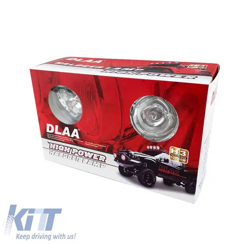Lampa de ceață universală Ø 6cm H3 12 Volți 55 Watt Albă LΑ-V110 2 buc.-image-6306313