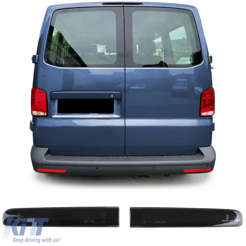 Lampa de frână a treia Lampa de frână LED Fum Negru potrivită pentru VW T5 T6 Ușă de aripă