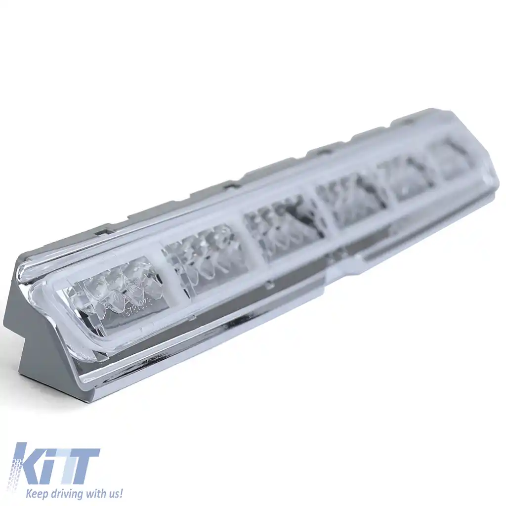Lampa de frână de 3-a cu sticlă clară cromată, potrivită pentru Mercedes SLK R170 96-04 + CLK C208 A208 97-02-image-6196805