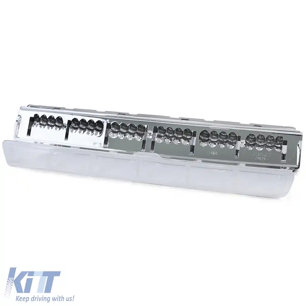 Lampa de frână de 3-a cu sticlă clară cromată, potrivită pentru Mercedes SLK R170 96-04 + CLK C208 A208 97-02-image-6196808