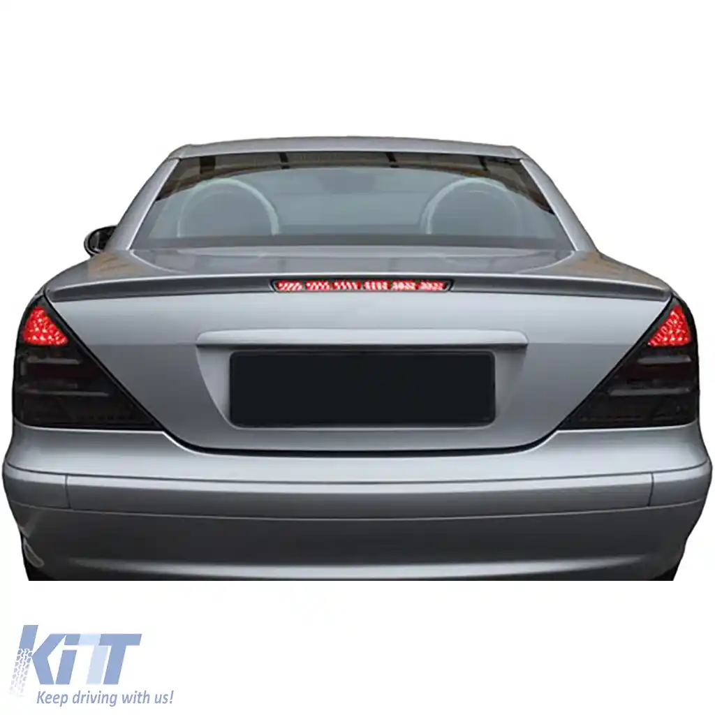 Lampa de frână de 3-a cu sticlă clară cromată, potrivită pentru Mercedes SLK R170 96-04 + CLK C208 A208 97-02-image-6196810