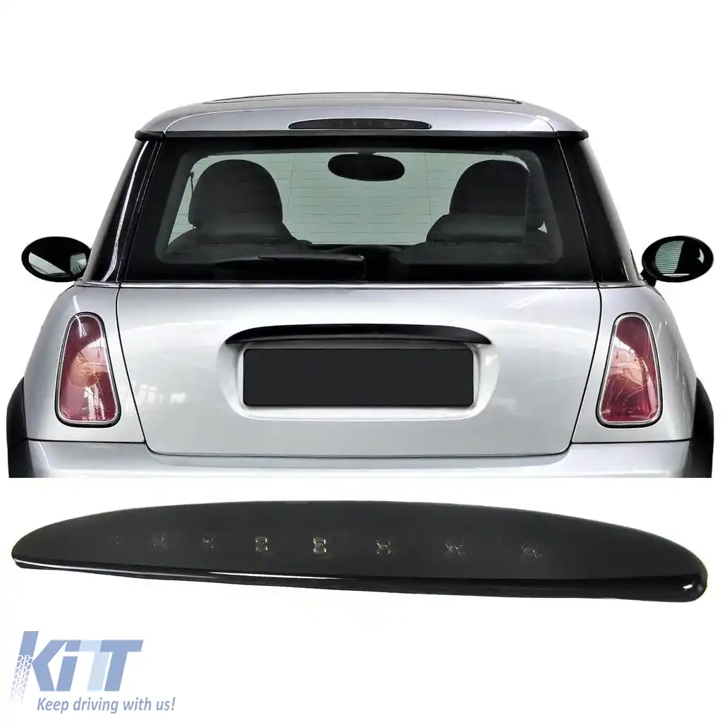Lampa de frână LED 3 cu sticlă clară, fum negru, potrivită pentru Mini R50 R53 One Cooper 01-06
