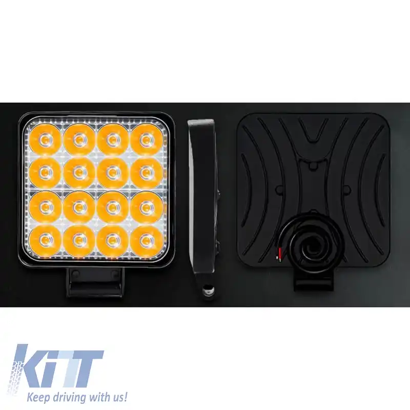 Lampa de lucru Mini FT-16 LED 12-40 Volți 50W 7000lm 6000k LEDBAR-001 1 buc-image-6317812
