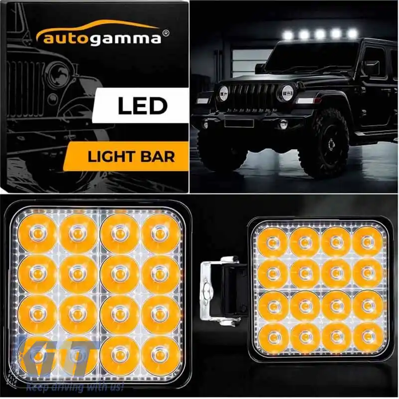 Lampa de lucru Mini FT-16 LED 12-40 Volți 50W 7000lm 6000k LEDBAR-001 1 buc-image-6318722