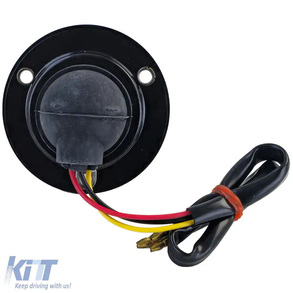 Lampa LED de stop pentru motocicletă LUCAS mică clasică neagră cu marcaj E-image-6258470