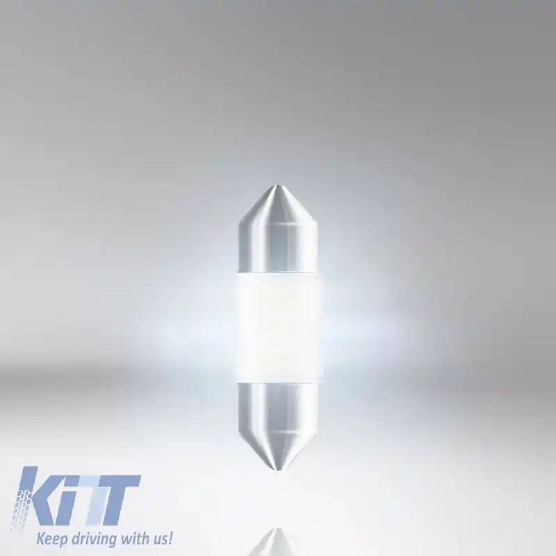 Lampa LED Festoon 29mm C5W SV8.5-8 12volți 1 watt 6000k Osram 6438DWΡ-01Β 1buc-image-6291127
